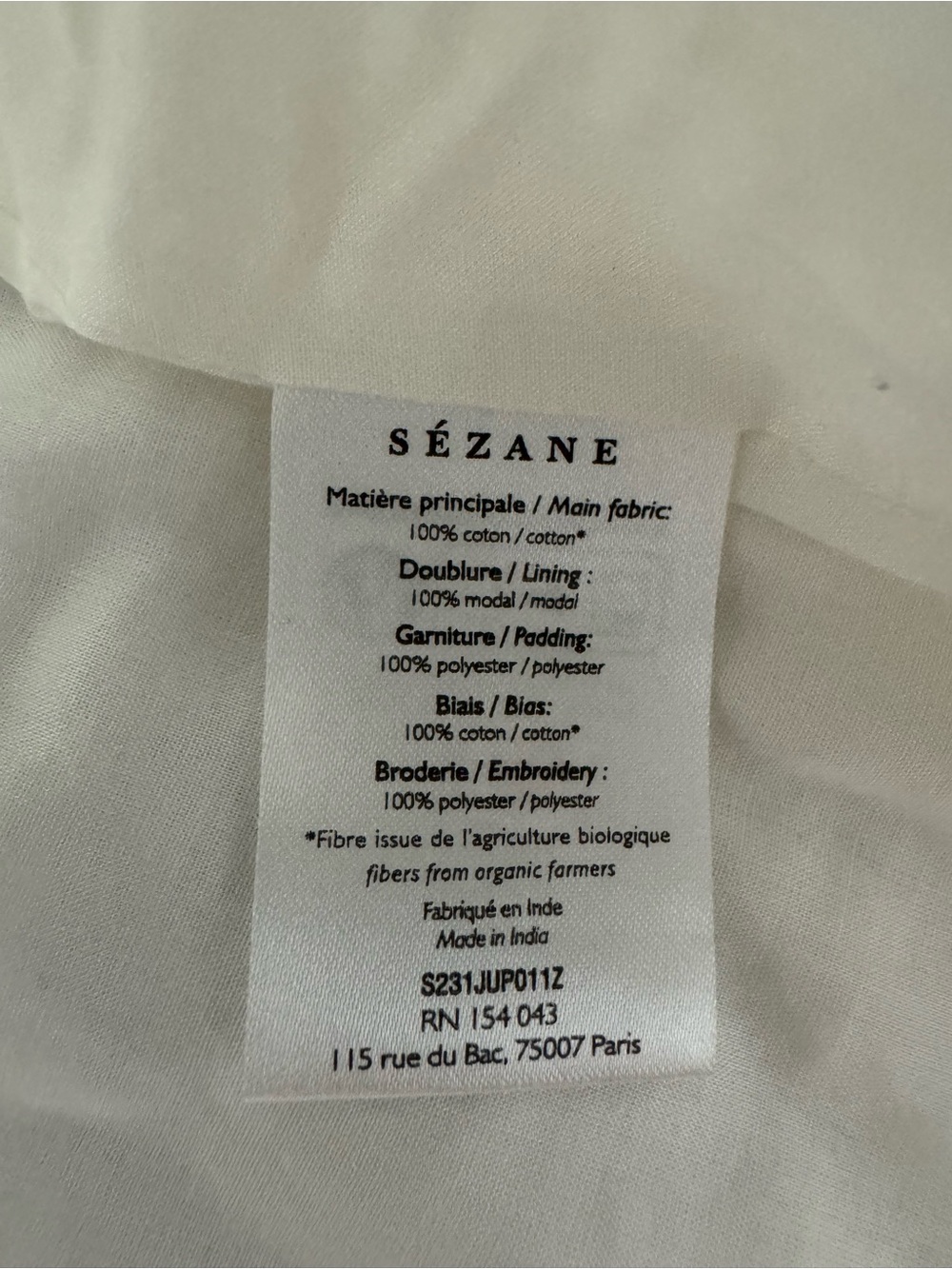 Sezane Fox Skirt x SEA collection - Picture 7 of 8